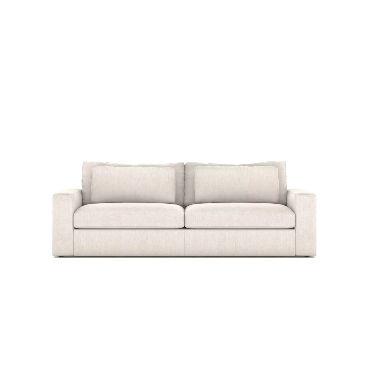 Clean-lined, current and comfortably modern, the Saxton Sleeper Sofa offers low lounge-like versatility.