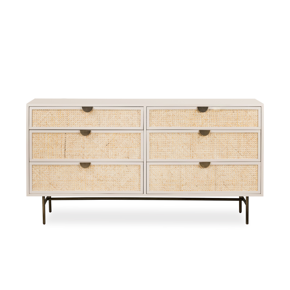 Bright and nonchalant, the Ingram Dresser brings a light look to bedroom styling.