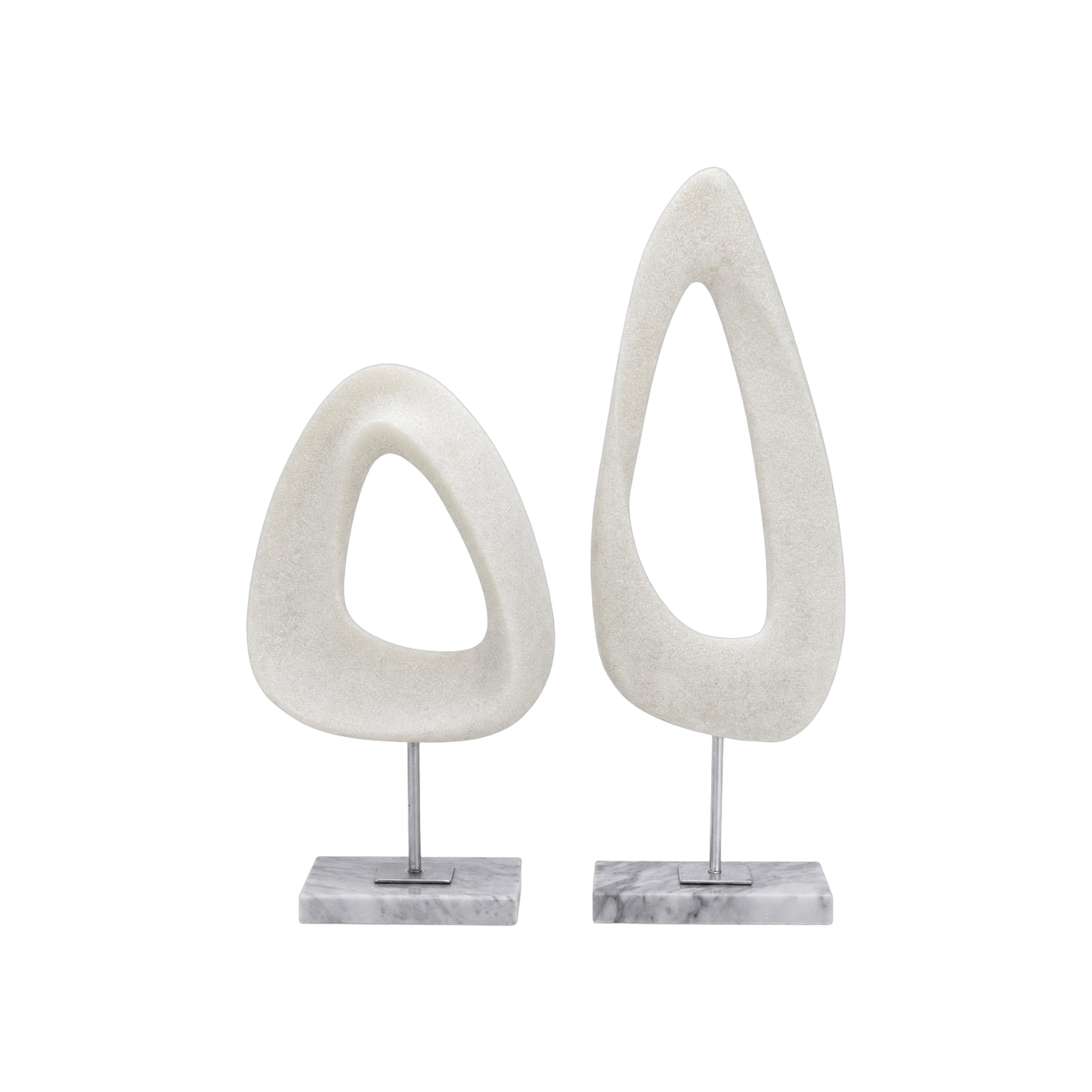 Quartz Oblong Sculpture Set