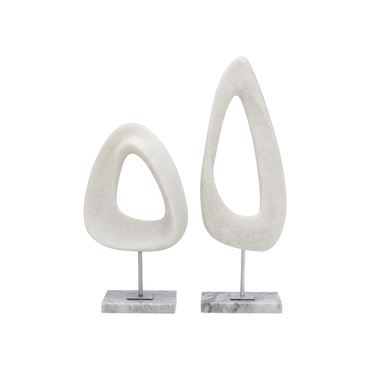 Quartz Oblong Sculpture Set