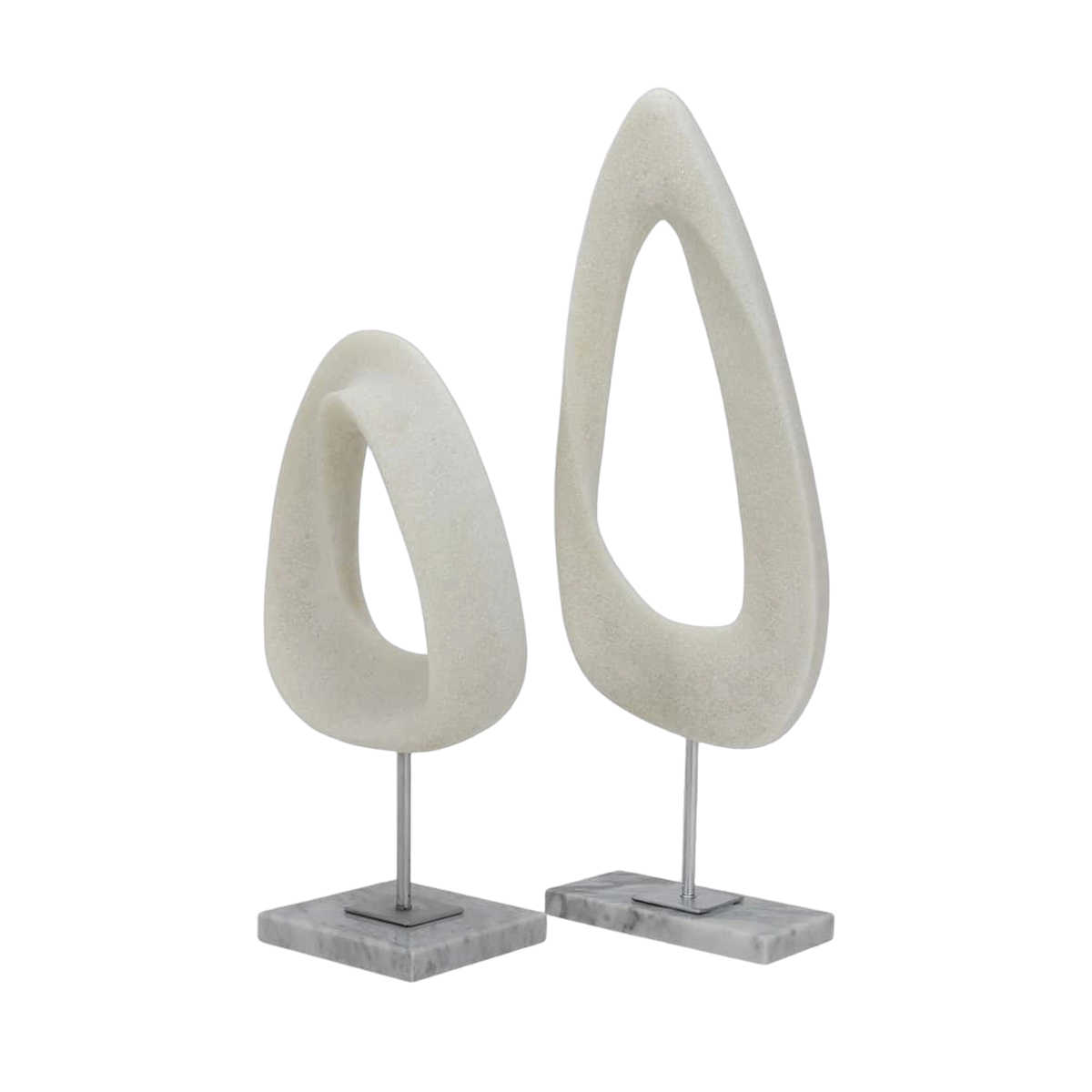 Quartz Oblong Sculpture Set