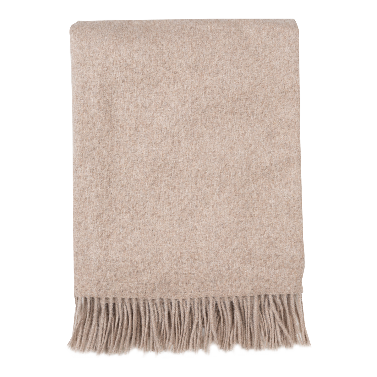 Luxurious and desirable, the Solid Alpaca/Lambswool Throw in beige features an exquisitely soft fabric that is made from a blend of alpaca and lambswool fibre.