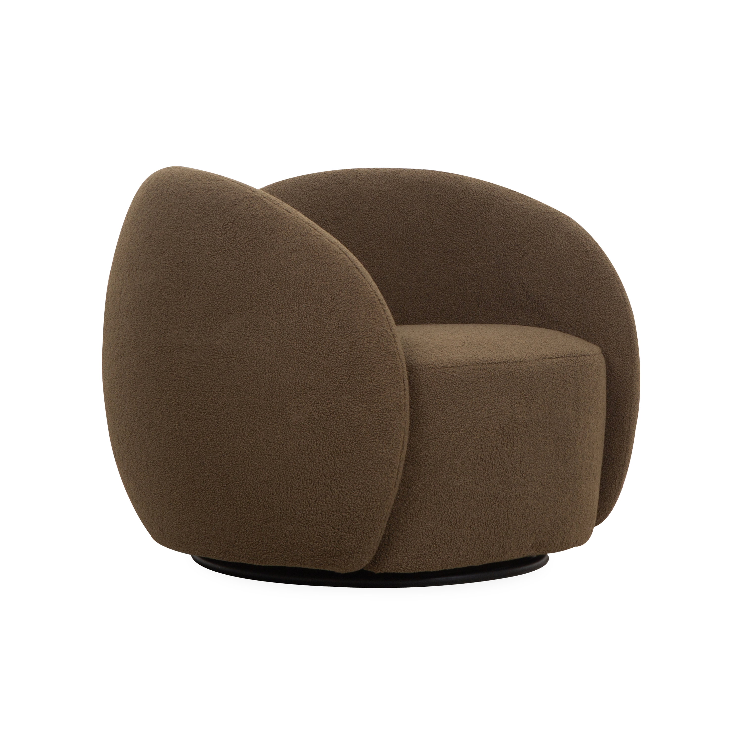 Uber soft, the Alpine Swivel Chair introduces distinctive curves that will have you sitting you in style.
