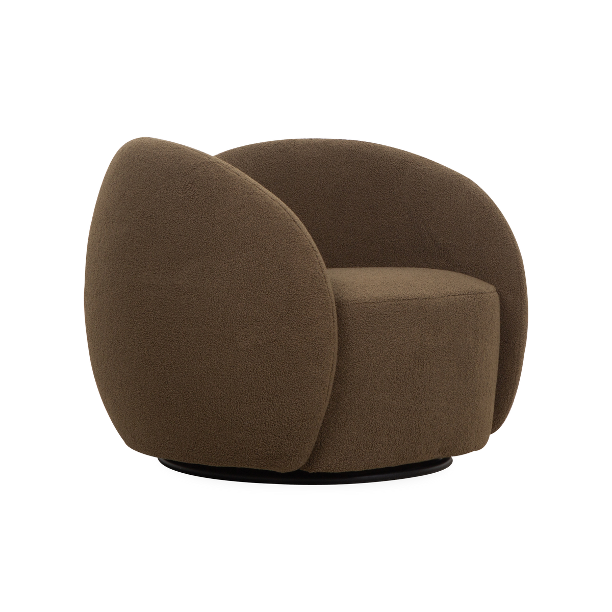 Uber soft, the Alpine Swivel Chair introduces distinctive curves that will have you sitting you in style.