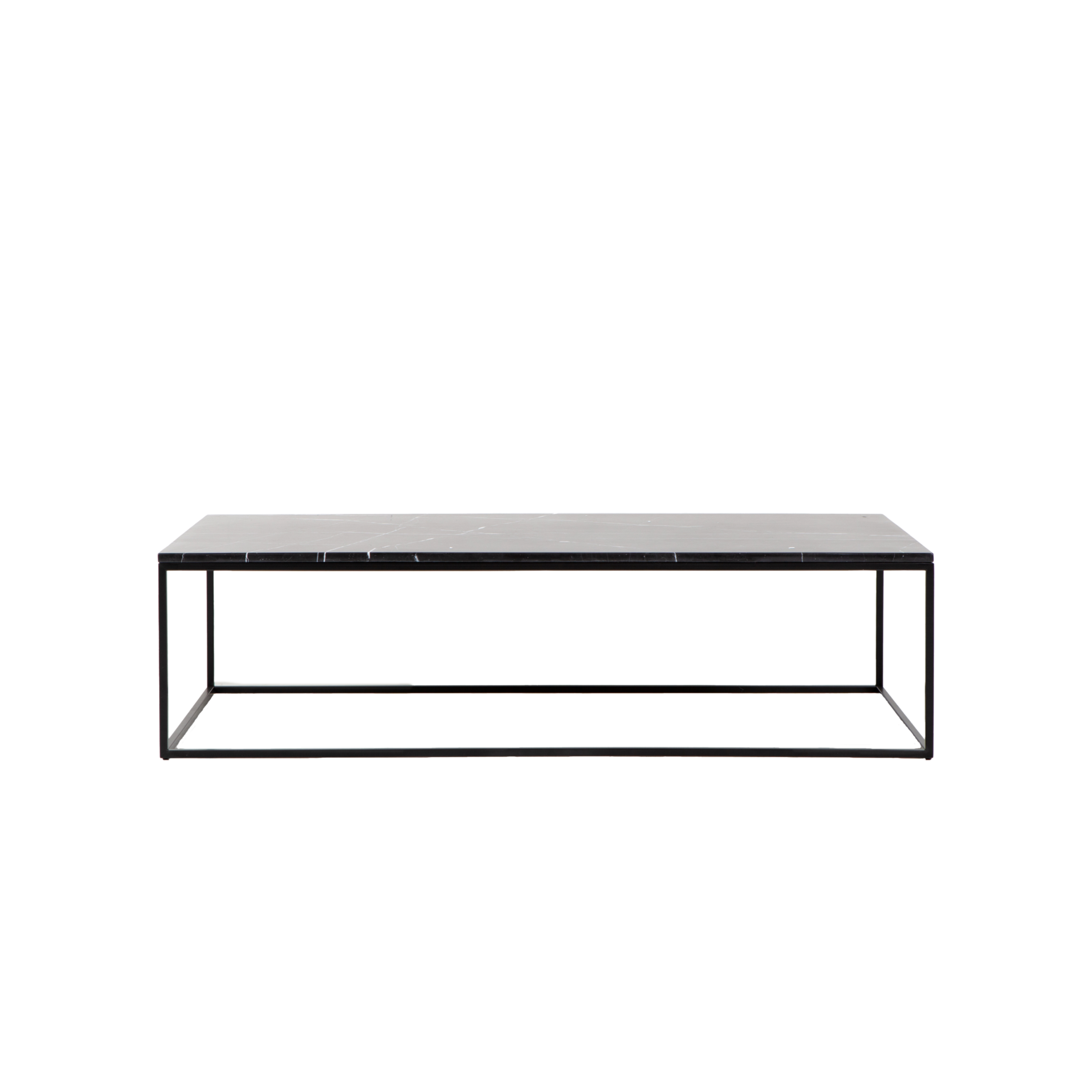 The timeless elegance of black marble makes this coffee table a stylish addition to your living space.