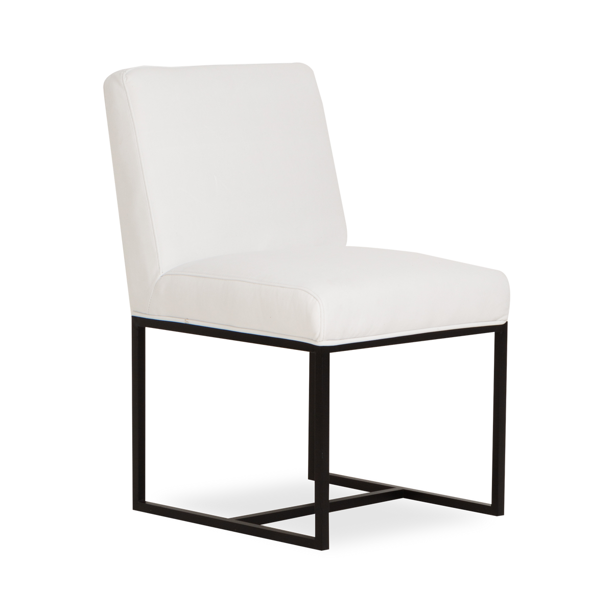 A contemporary classic, the Iris Side Chair offers a tailored look.