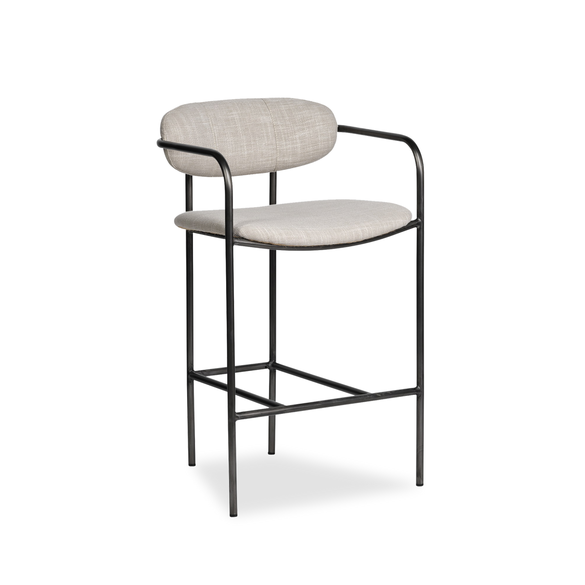 With its light frame, the Perry Counter Stool  flaunts a sleek silhouette full of modern ease.