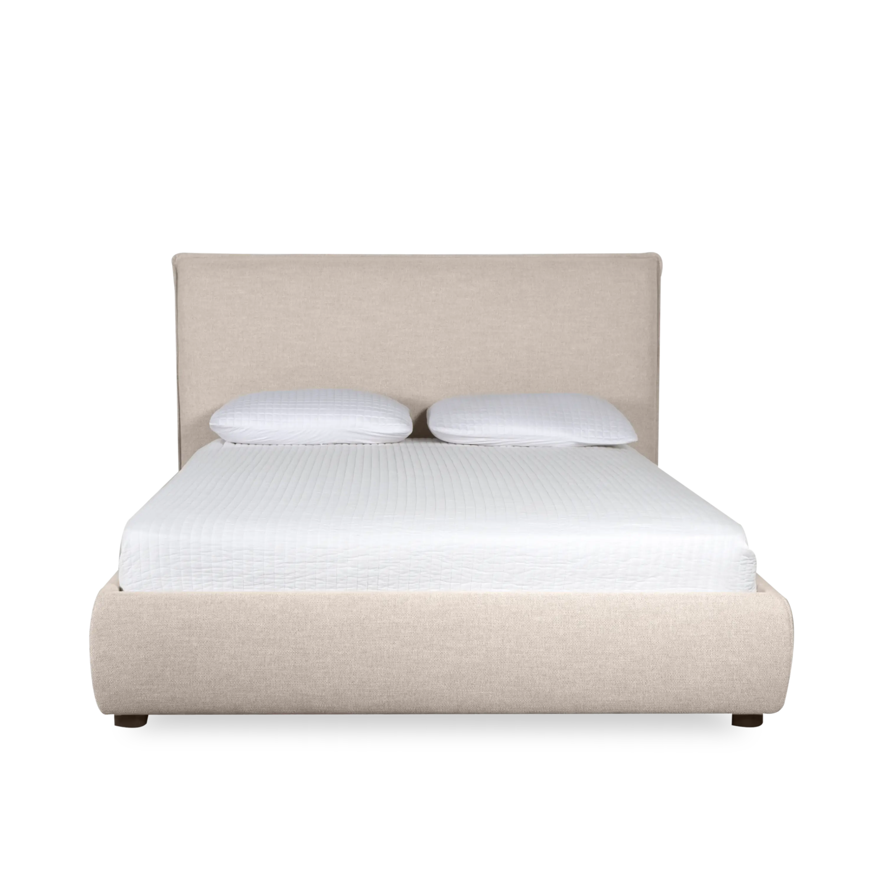 Wrapped in a luxurious linen blend, the Monterey Bed exudes an inviting, laid-back charm.