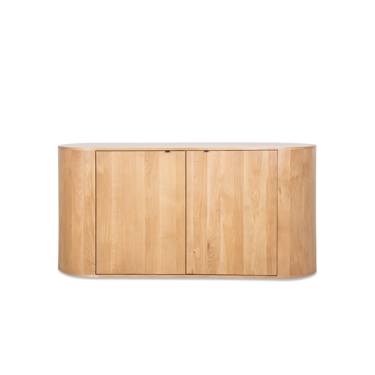 Highlighting the raw beauty of nature, the Milos Sideboard offers a natural look with its minimalist cylindrical design.
