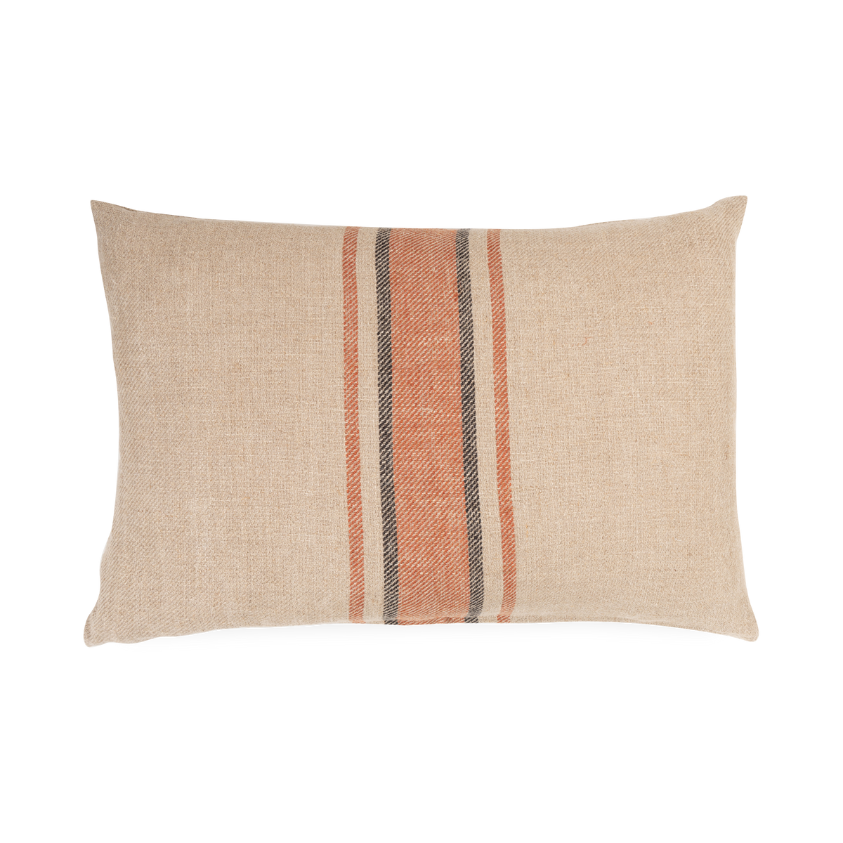 Introduce organic warmth into your space with the Linen Stripe Pillow.