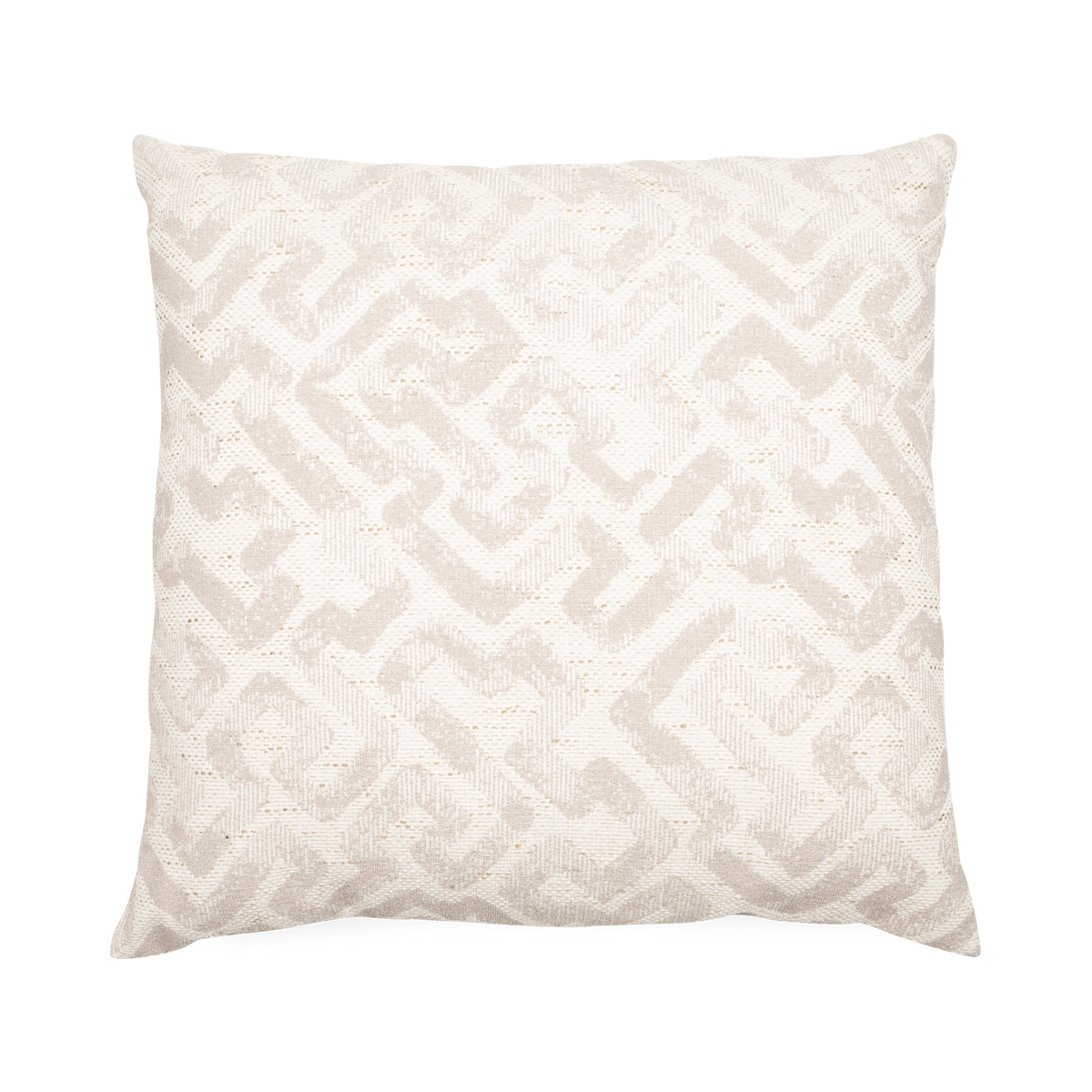 Defined by its faded maze design, the Elody Pillow adds an eye-catching design that provides a creative and unique approach to your bedding and seating décor.