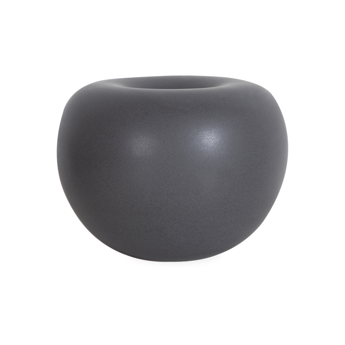 Focusing on nature and longevity, the Stoneware Round Vase is the reflection of amicable design and is defined by its cornerless, spherical body.