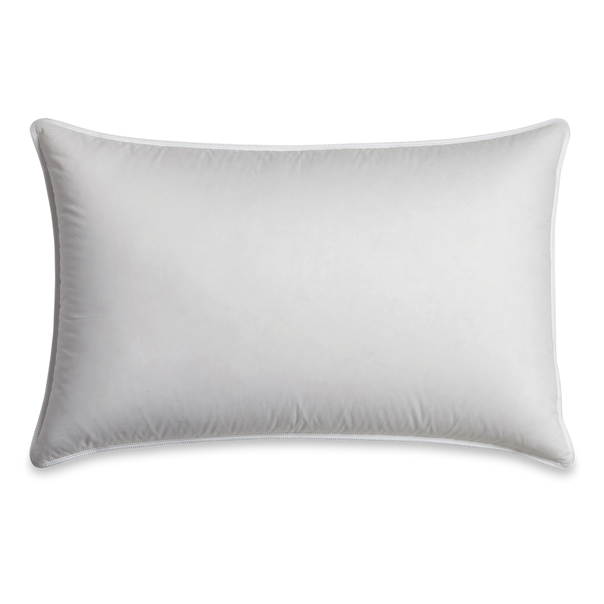 This pillow is made with a Downpass-certified, hypoallergenic white down and feather blend that is sourced from the cold weather climates of Europe and produced in Canada.