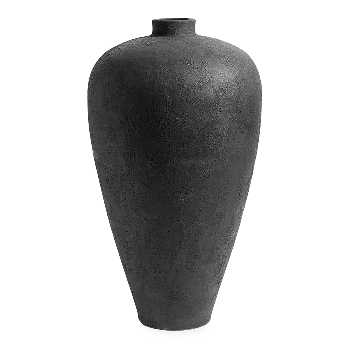 Beautiful hand-shaped vase in terracotta, with an organic shape.