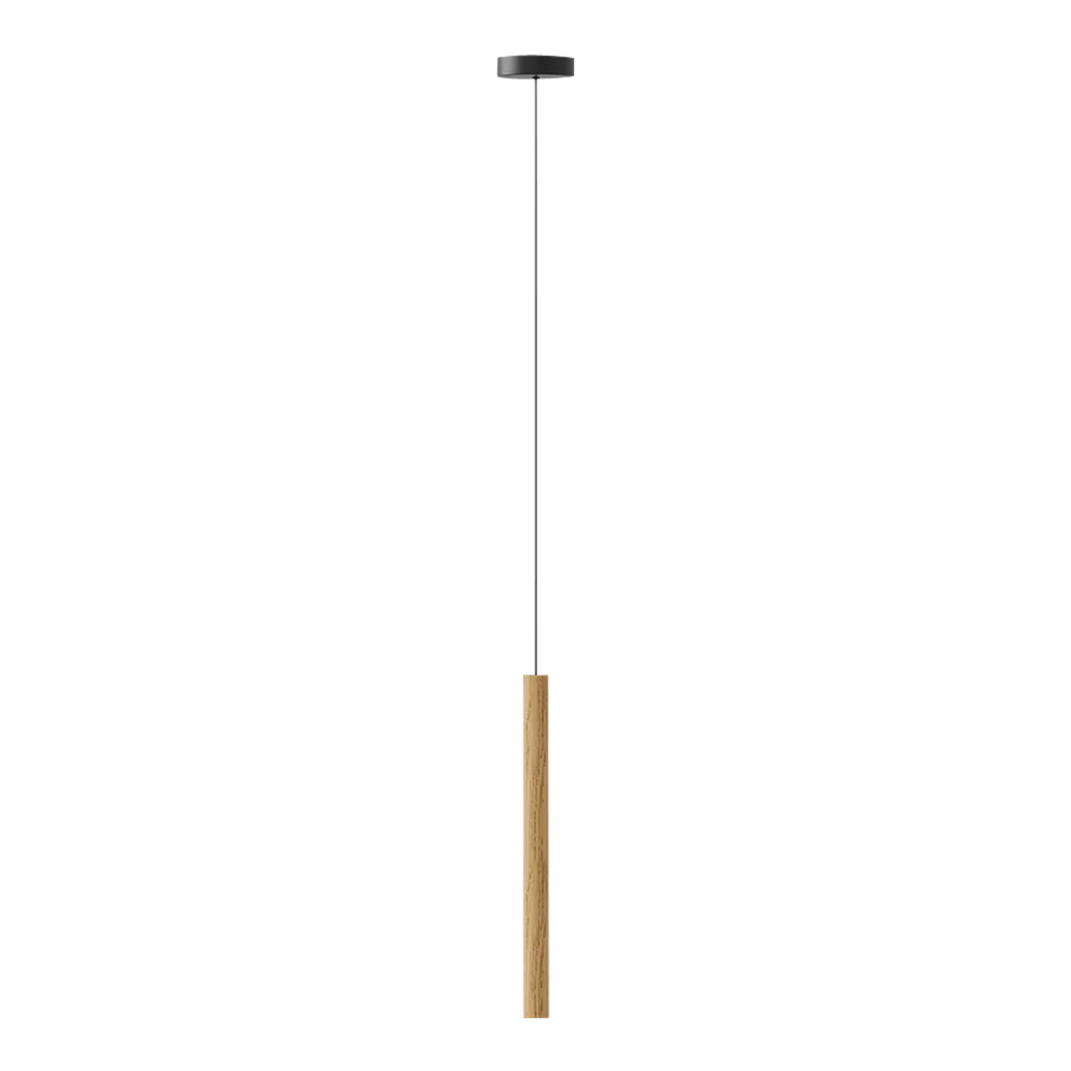 A wooden lamp in its simplest and cleanest form%2C the Chimes Tall Pendant brings the Nordic tones of nature indoors.