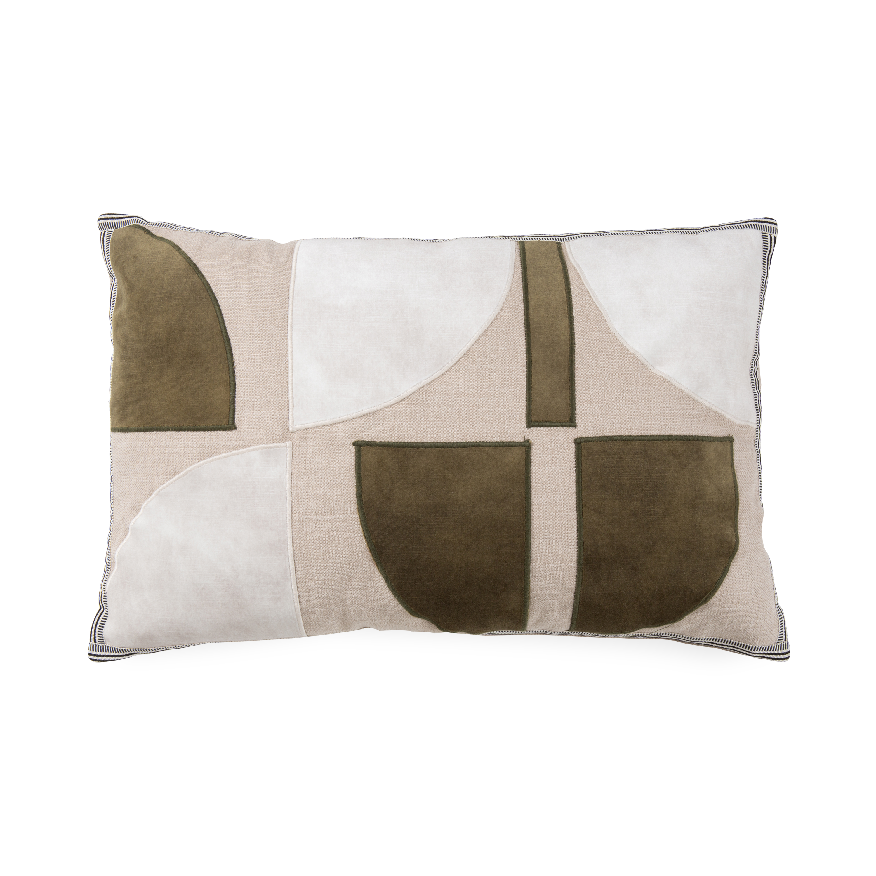 Applique Velvet Pillow