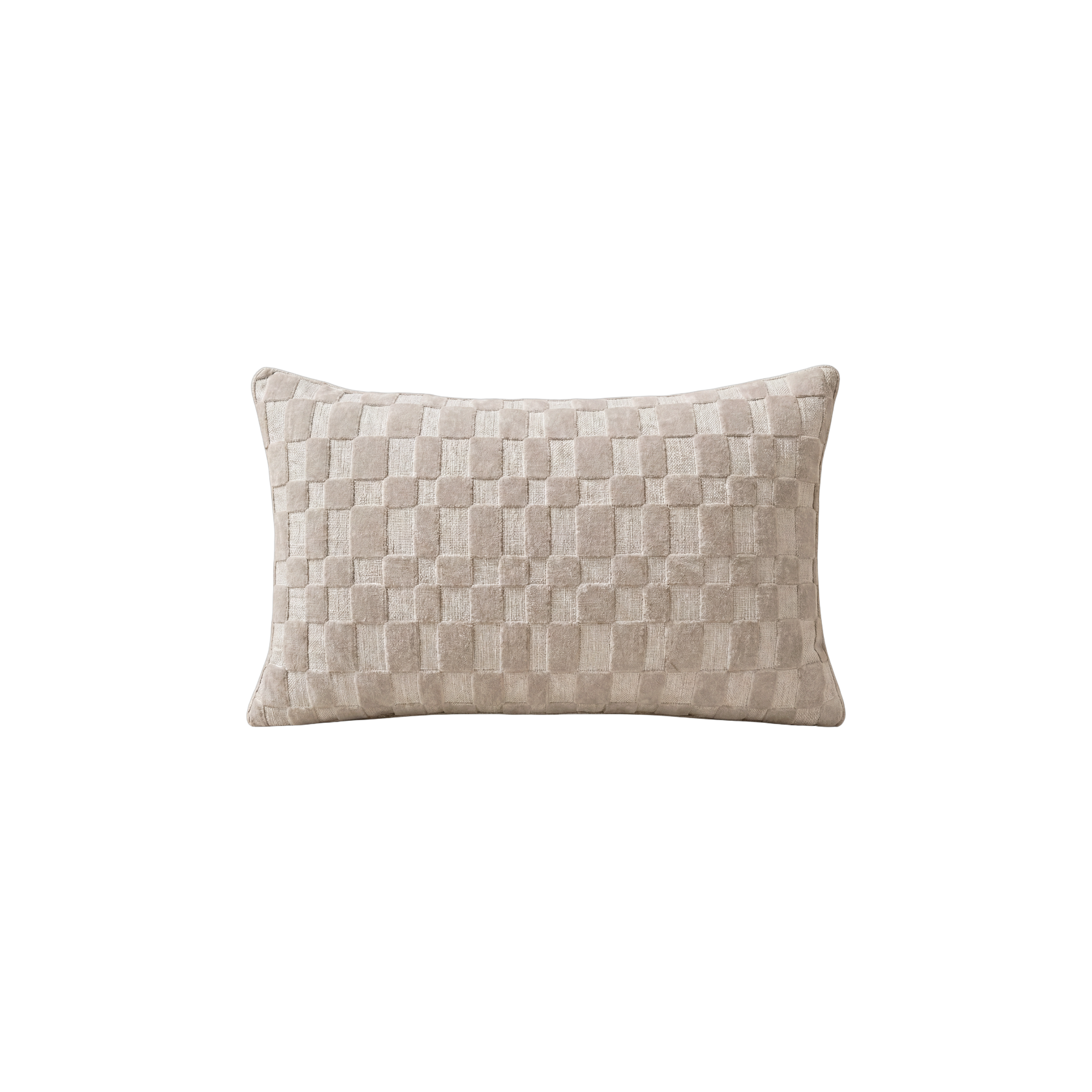 Velvet Check Pillow