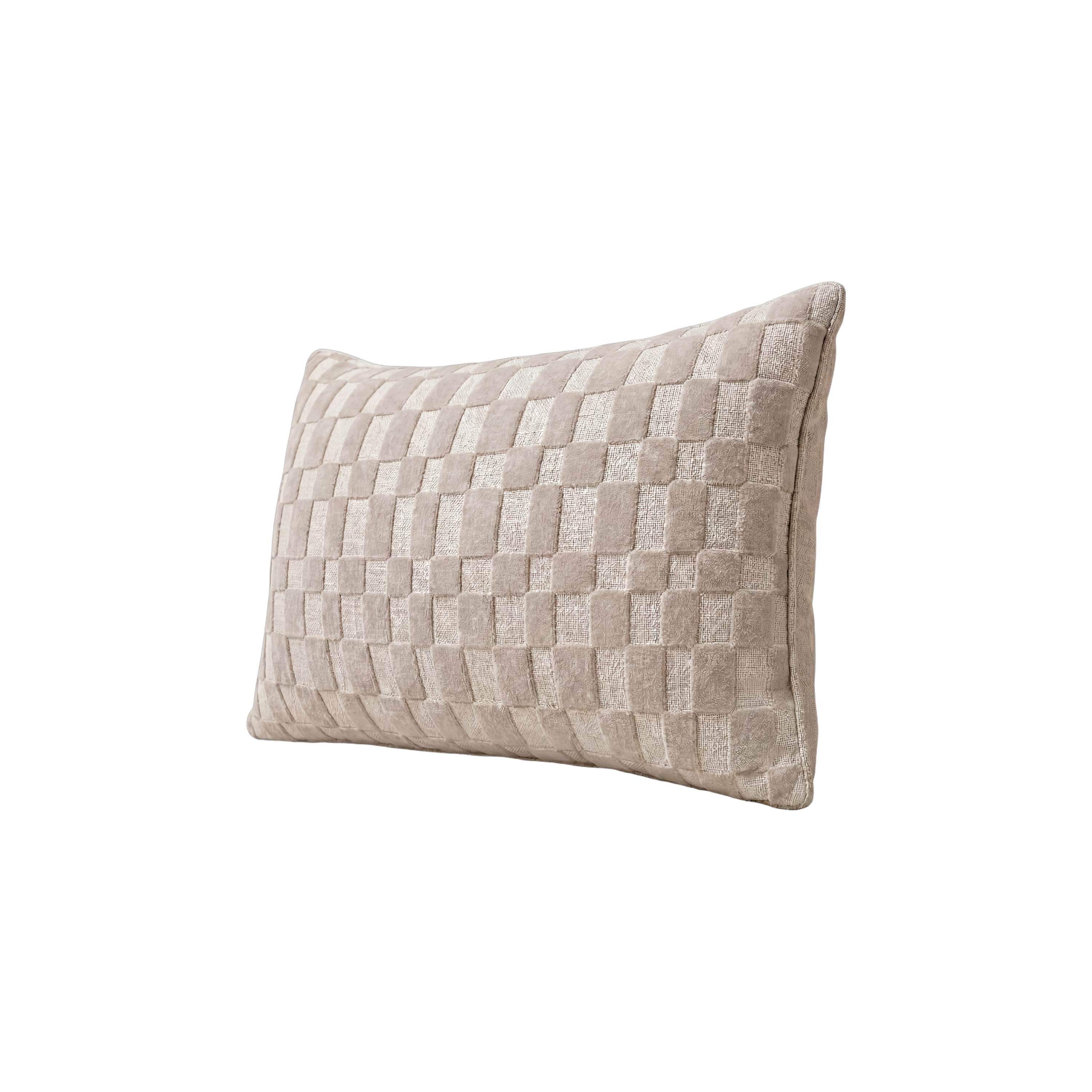 Velvet Check Pillow