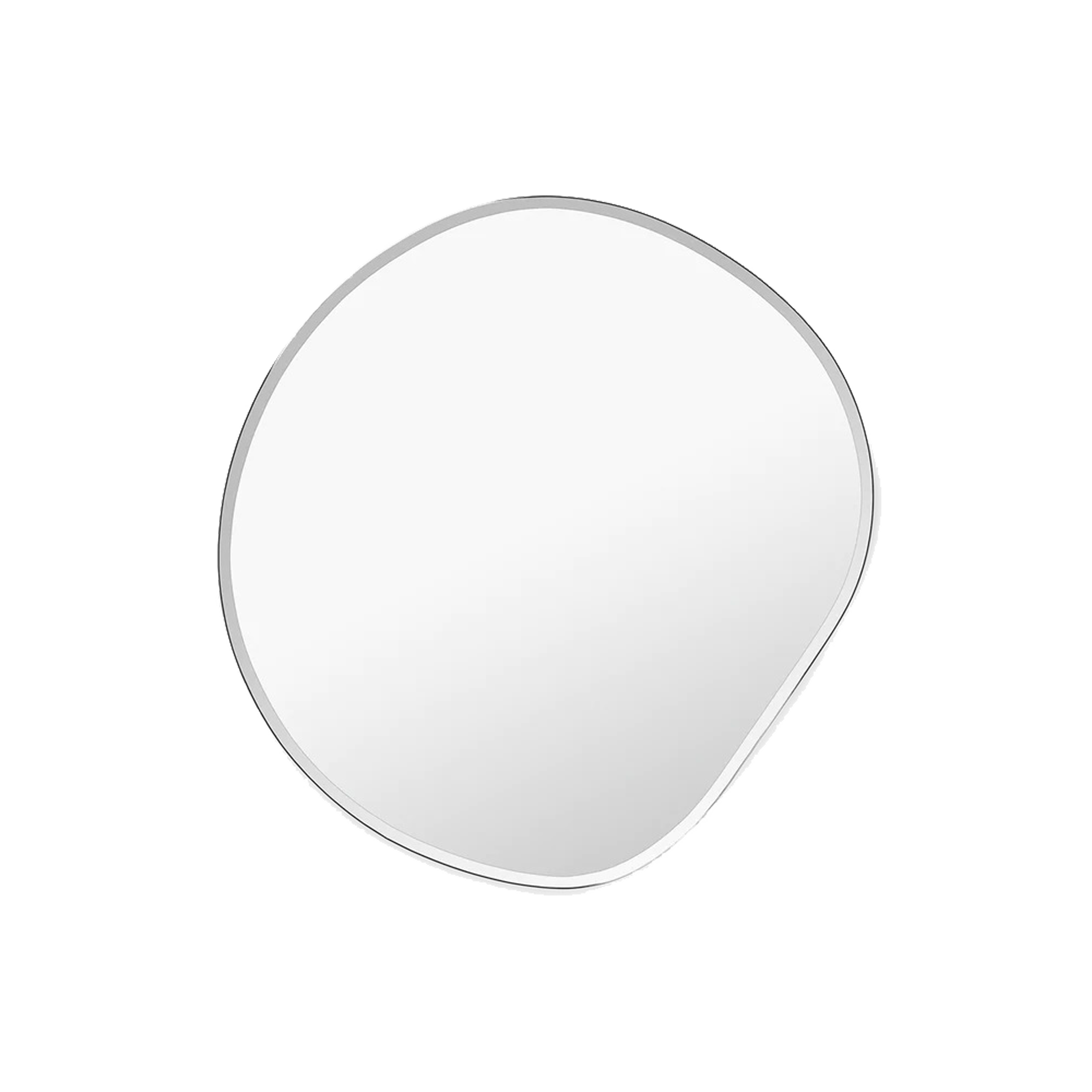 The Pond Mirror marries form and beauty by using organic shapes, inviting open and fluid forms into your home and turning this functional mirror into a decorative wall piece.
