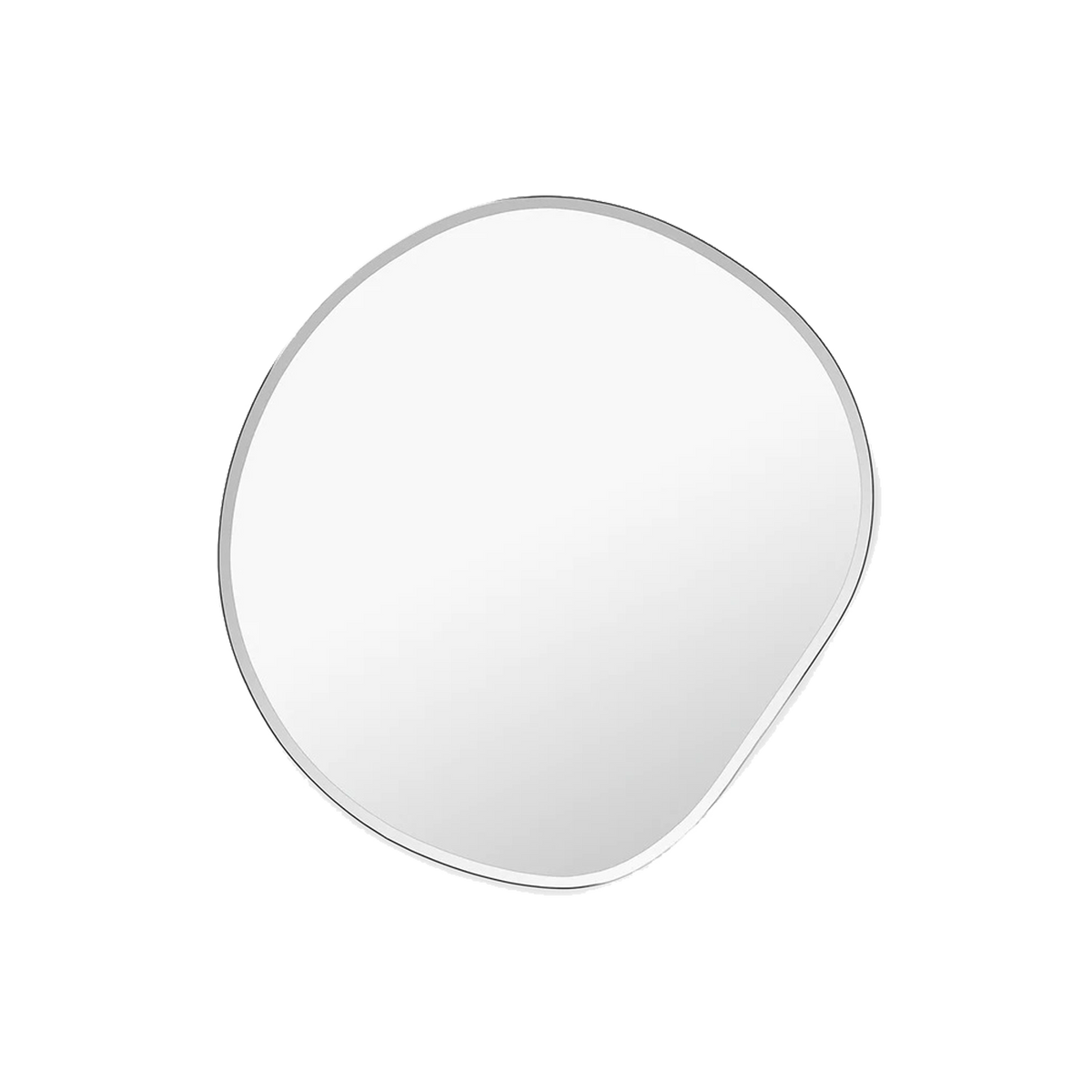 The Pond Mirror marries form and beauty by using organic shapes, inviting open and fluid forms into your home and turning this functional mirror into a decorative wall piece.
