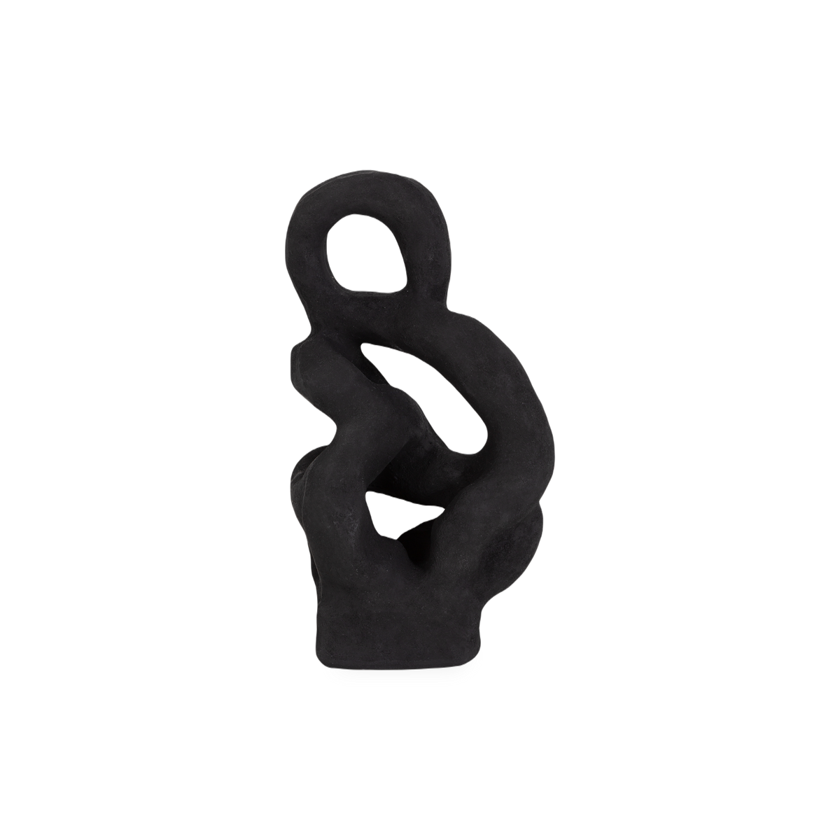 Dynamically formed and wonderfully abstract, the Stone Resin Sculpture captivates every viewer with its unpredictable yet natural curves.