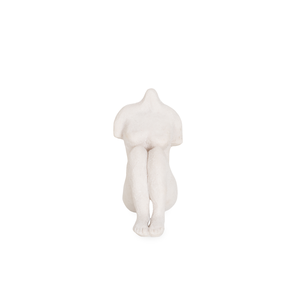 Bringing a sense of confidence and appreciation of human body forms, the Sitting Person Sculpture can elevate any countertop or bookcase.