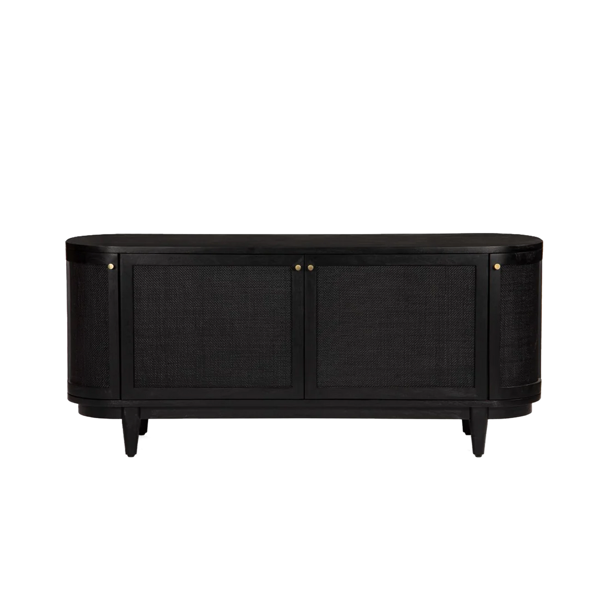 Embodying a blend of curves and natural materials, Hoffman Sideboard adds a touch of organic elegance to any living space.