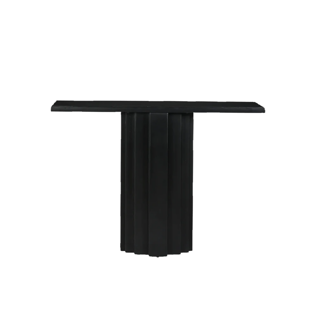 Artfully combining Modern Art Deco-inspired detailing with a clean architectural form, the Donovan Console Table offers a dynamic and sculptural accent to your space.