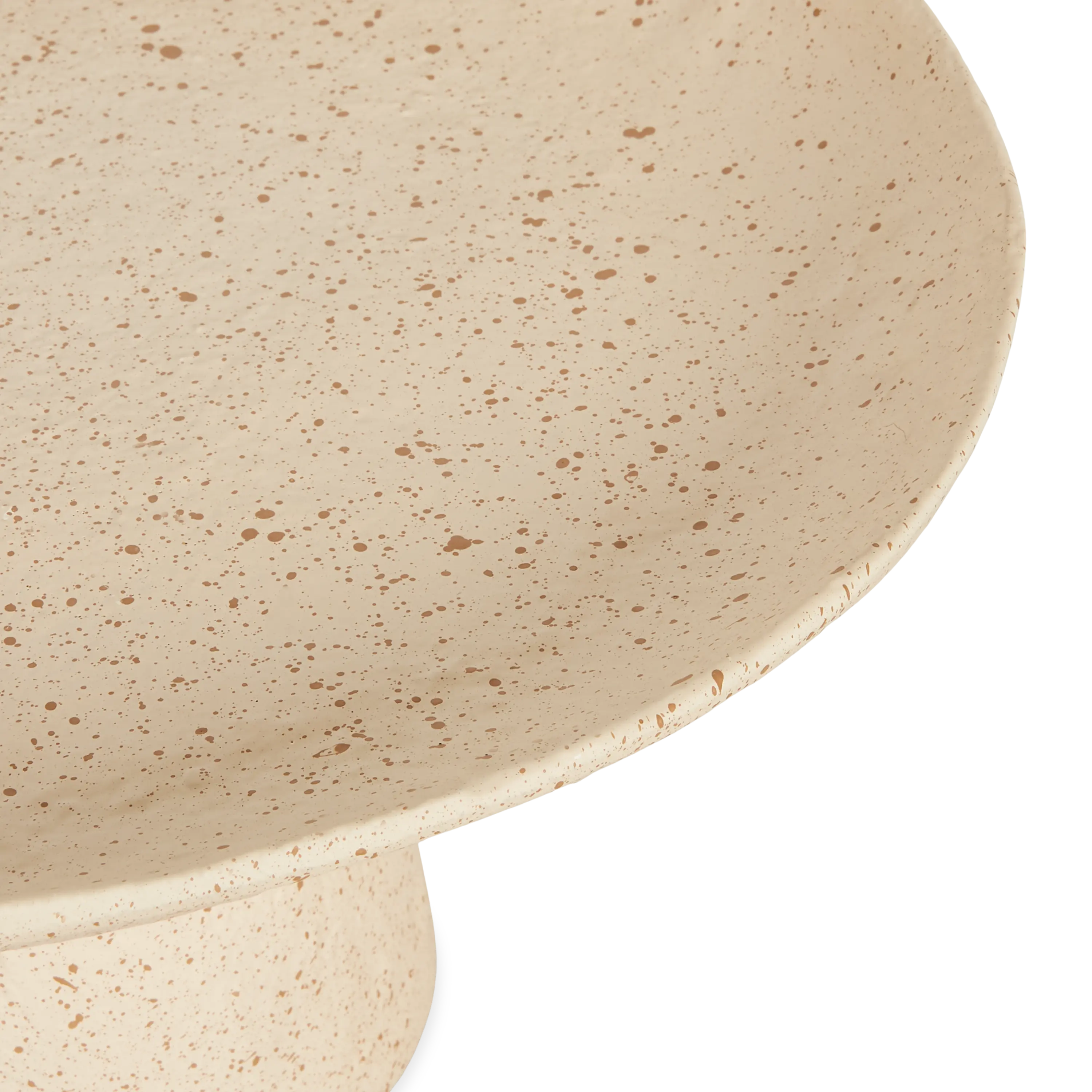 Footed Metal Tray