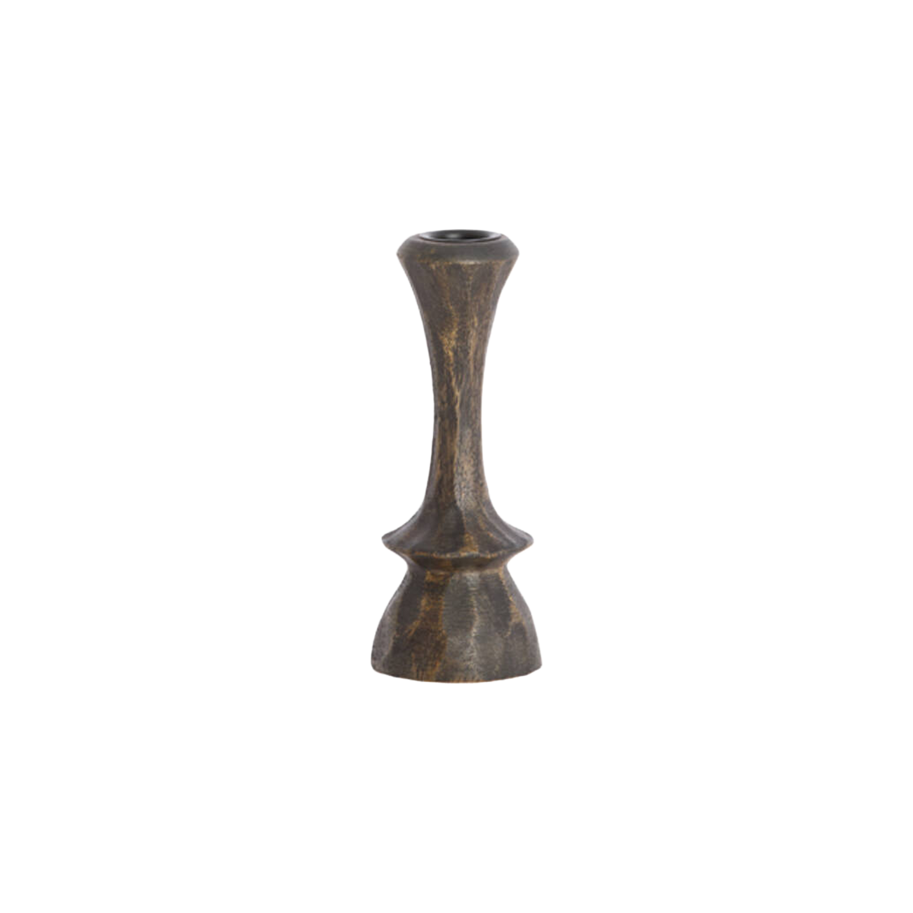 Tapered Wood Candleholder