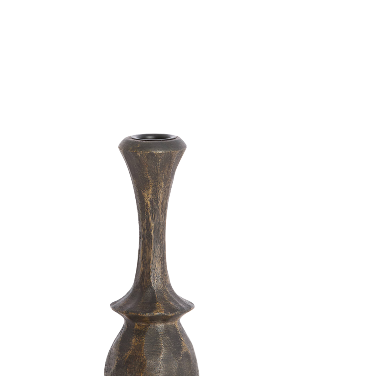 Tapered Wood Candleholder