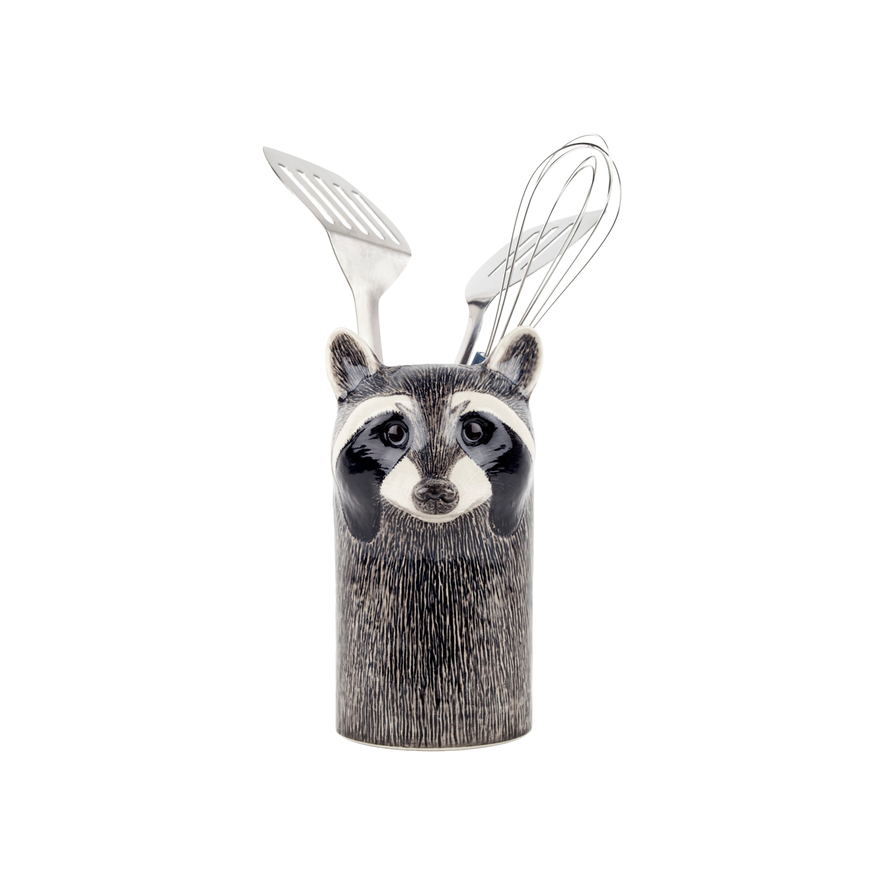 Raccoon Utensil Pot