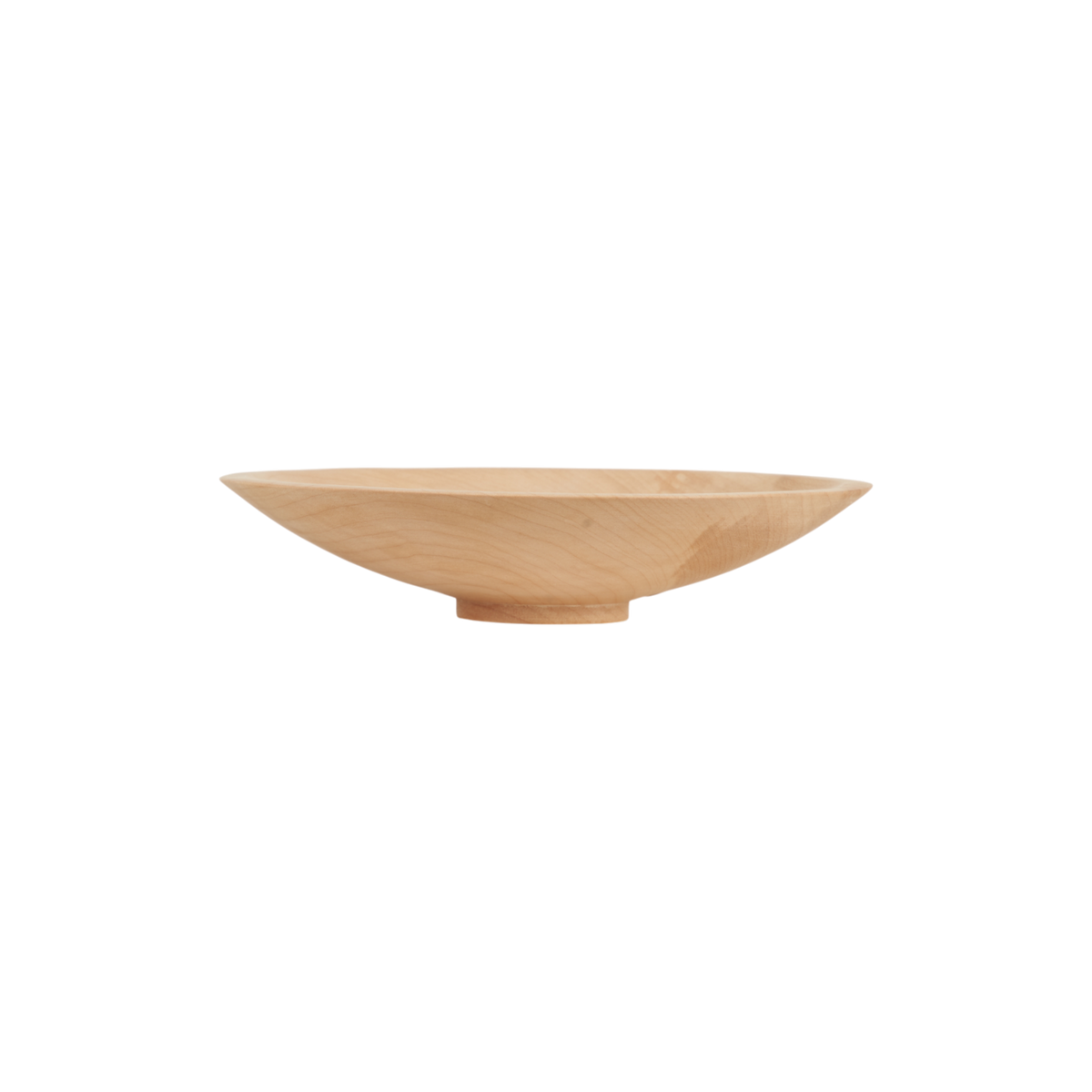 Maple Shallow Serving Bowl