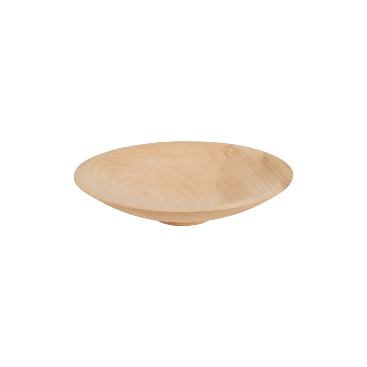 Maple Shallow Serving Bowl
