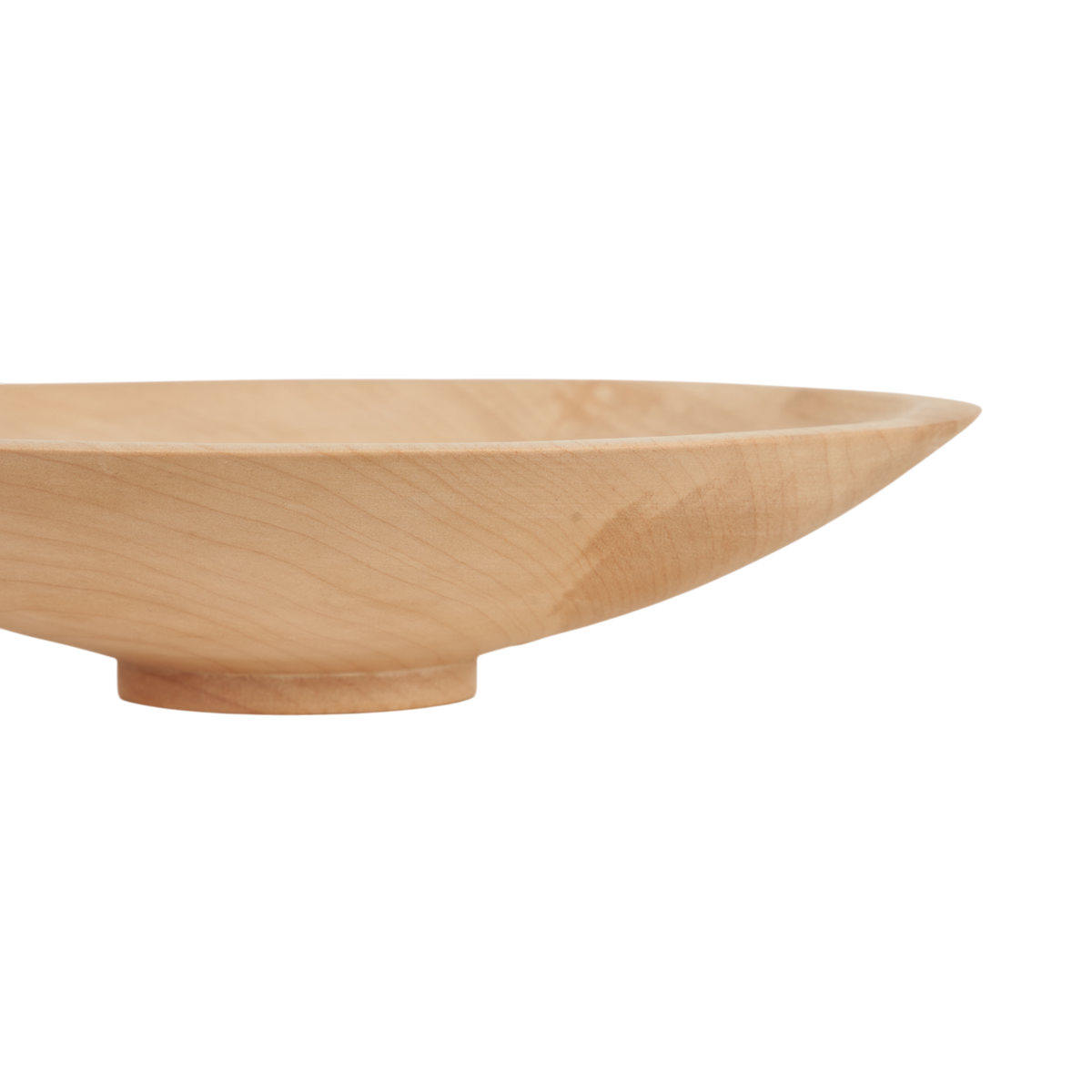 Maple Shallow Serving Bowl