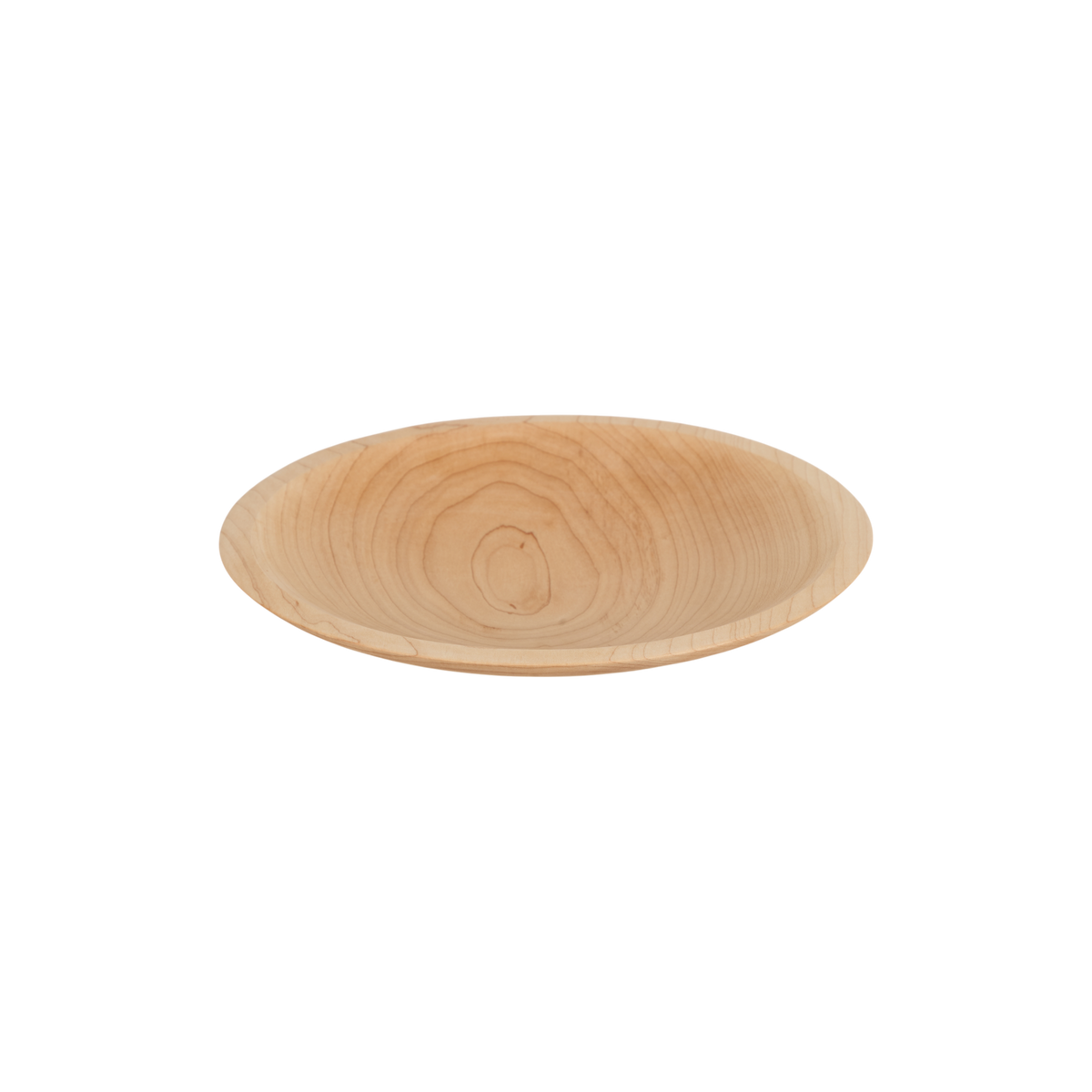 Maple Shallow Serving Bowl
