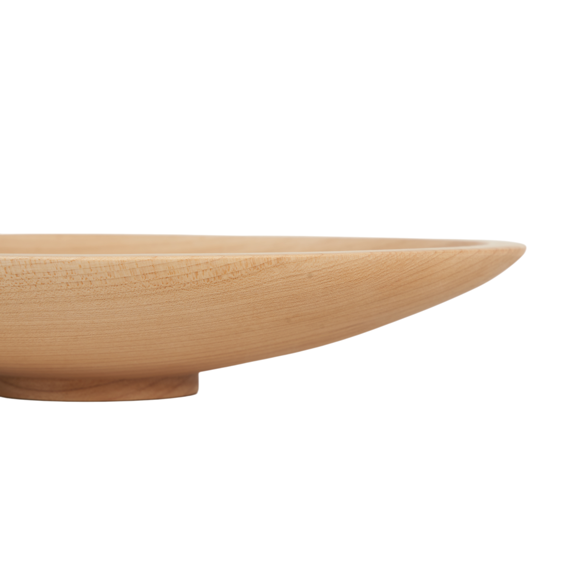 Maple Shallow Serving Bowl