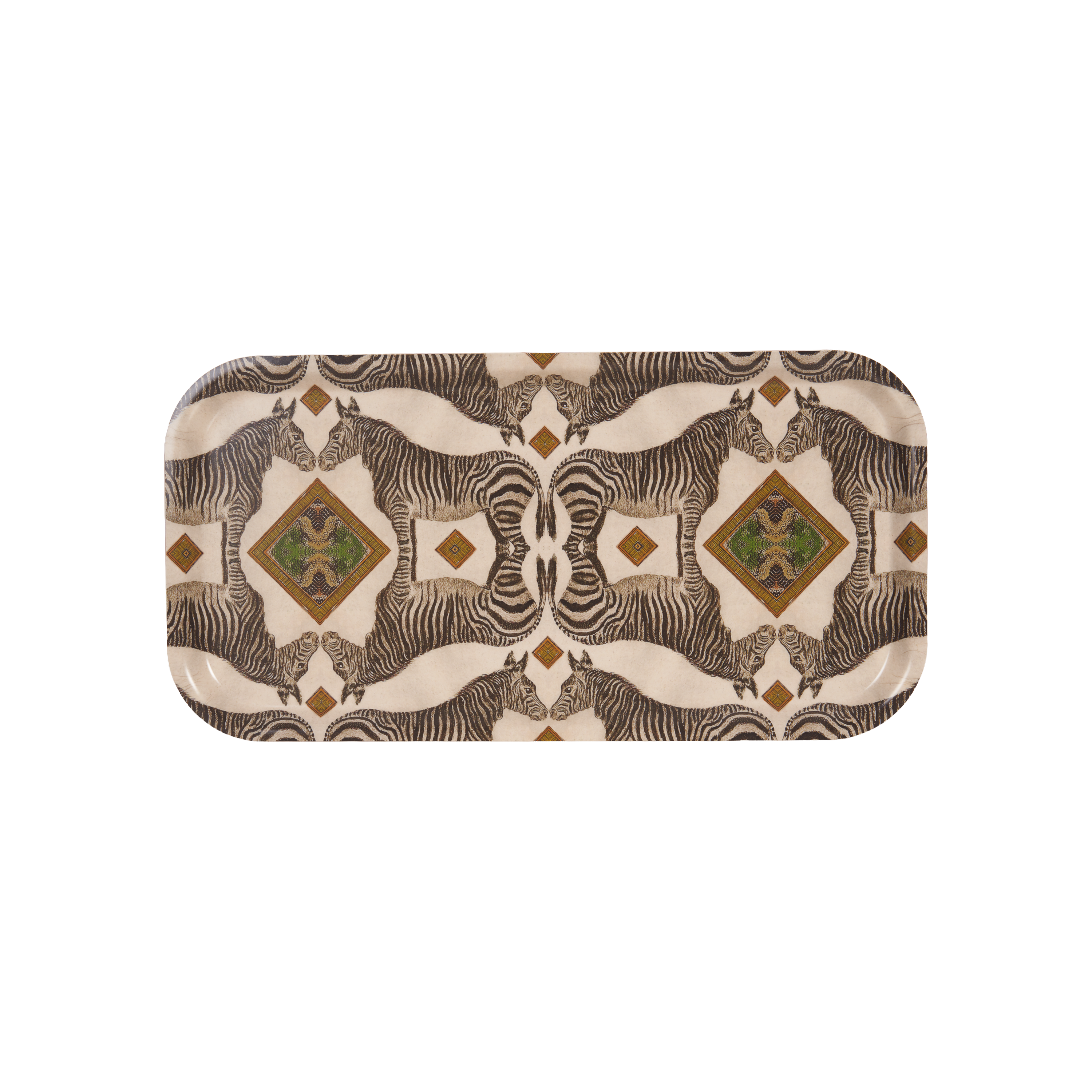 Zebra Birchwood Tray