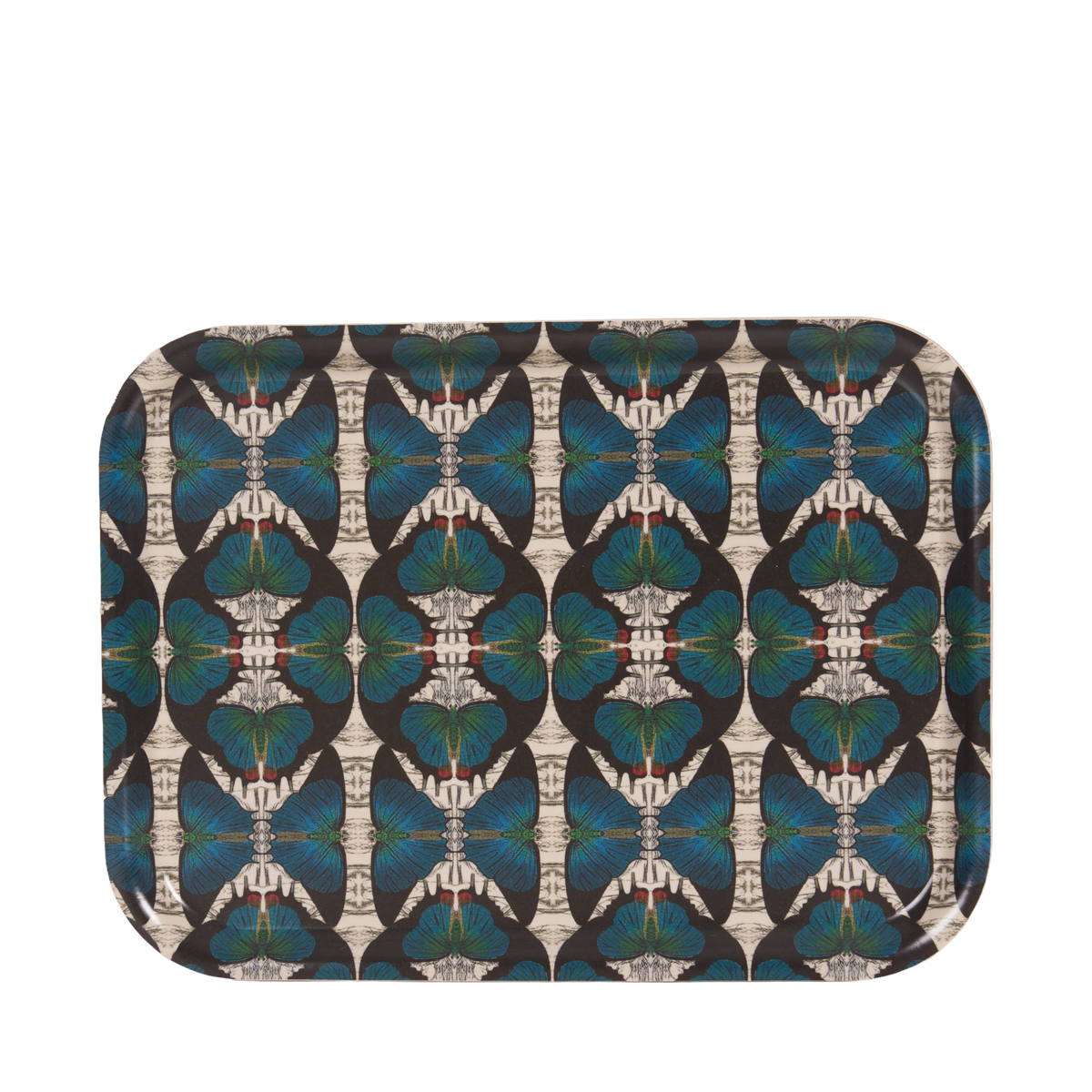 Butterfly Birchwood Tray