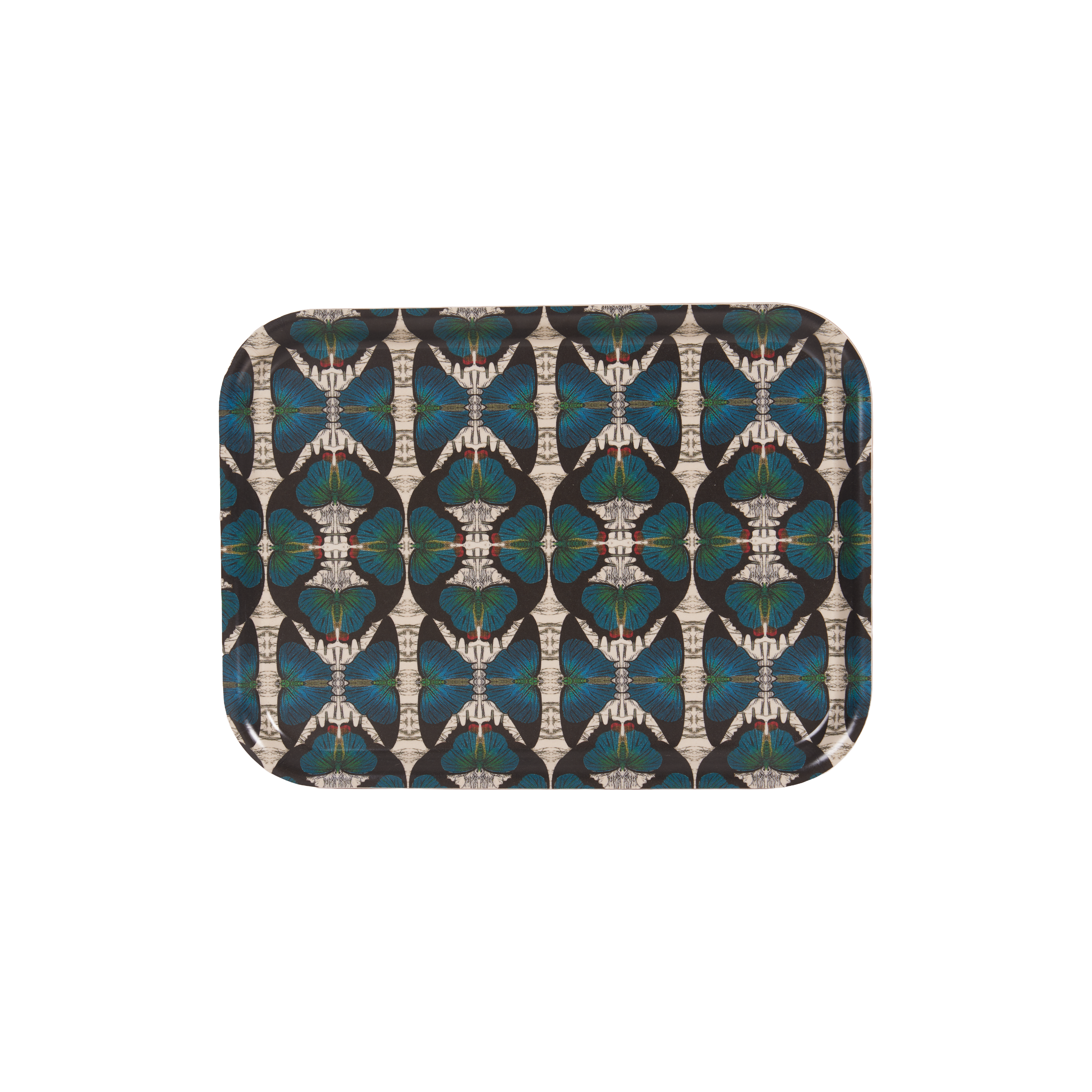 Butterfly Birchwood Tray