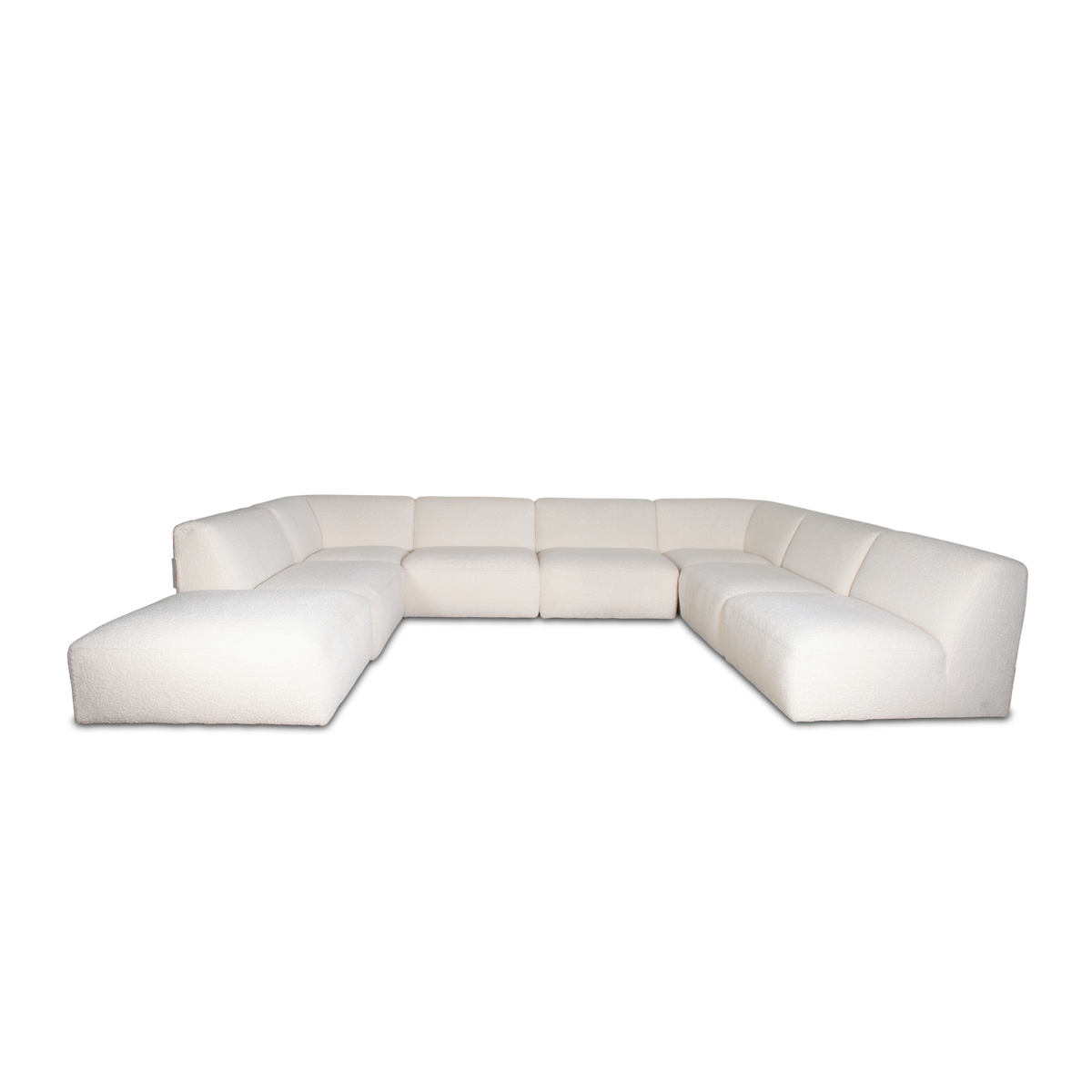 Perfect to lounge in, the Miller Modular Sectional offers a minimalist design that adds a casual glamour to any space.
