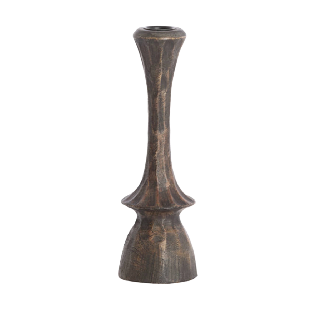 Tapered Wood Candleholder