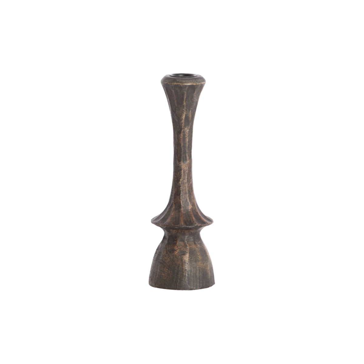Tapered Wood Candleholder
