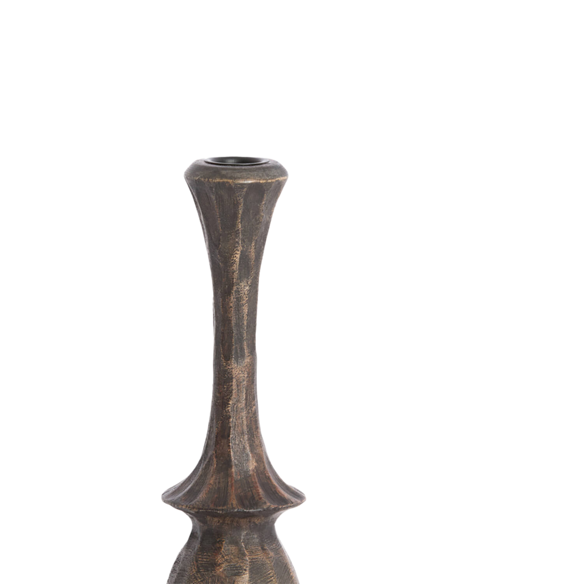 Tapered Wood Candleholder