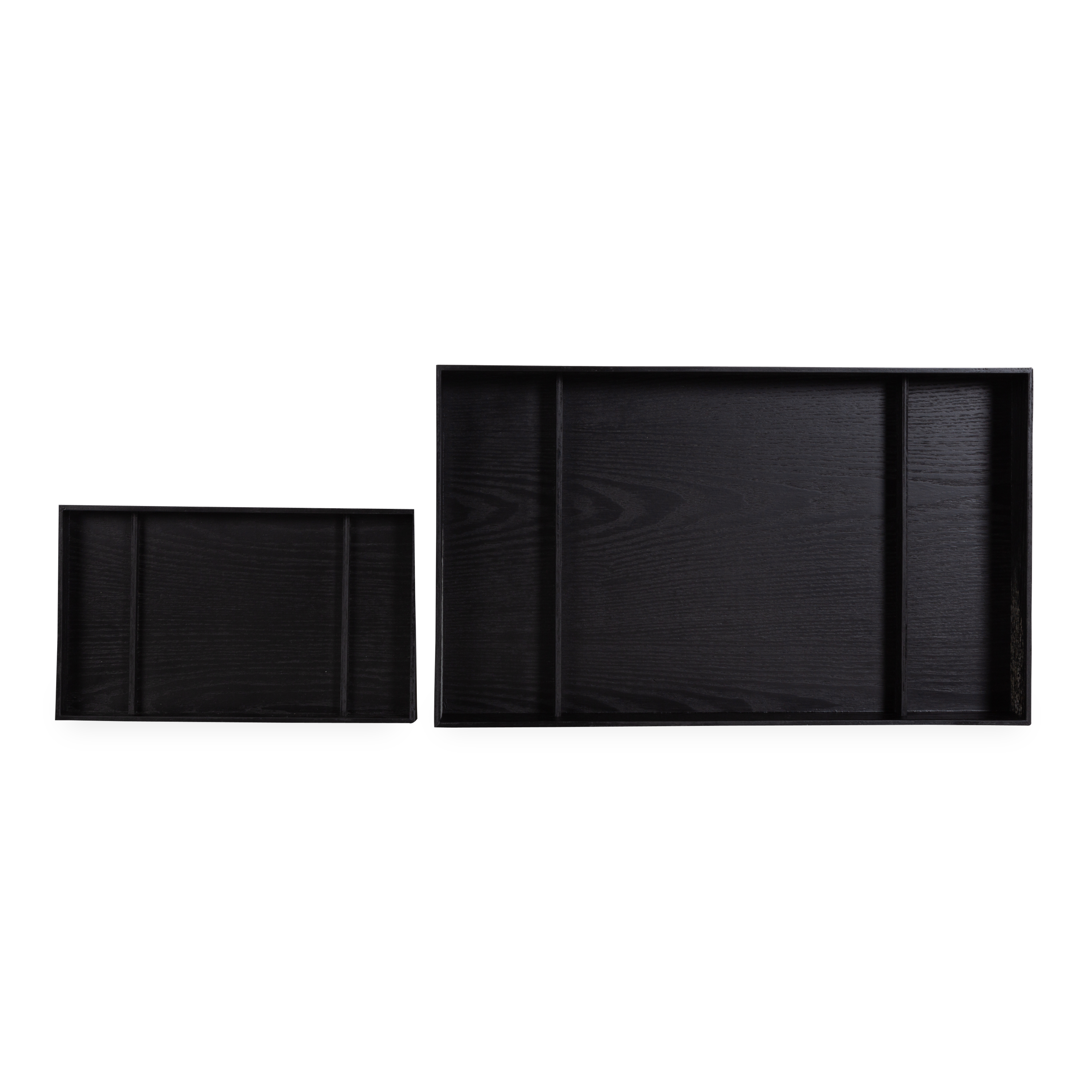 Taking inspiration from the shapes and forms of bento boxes, this Abento Hardwood tray is exceptionally functional while providing a clean modern style to your countertop accessori