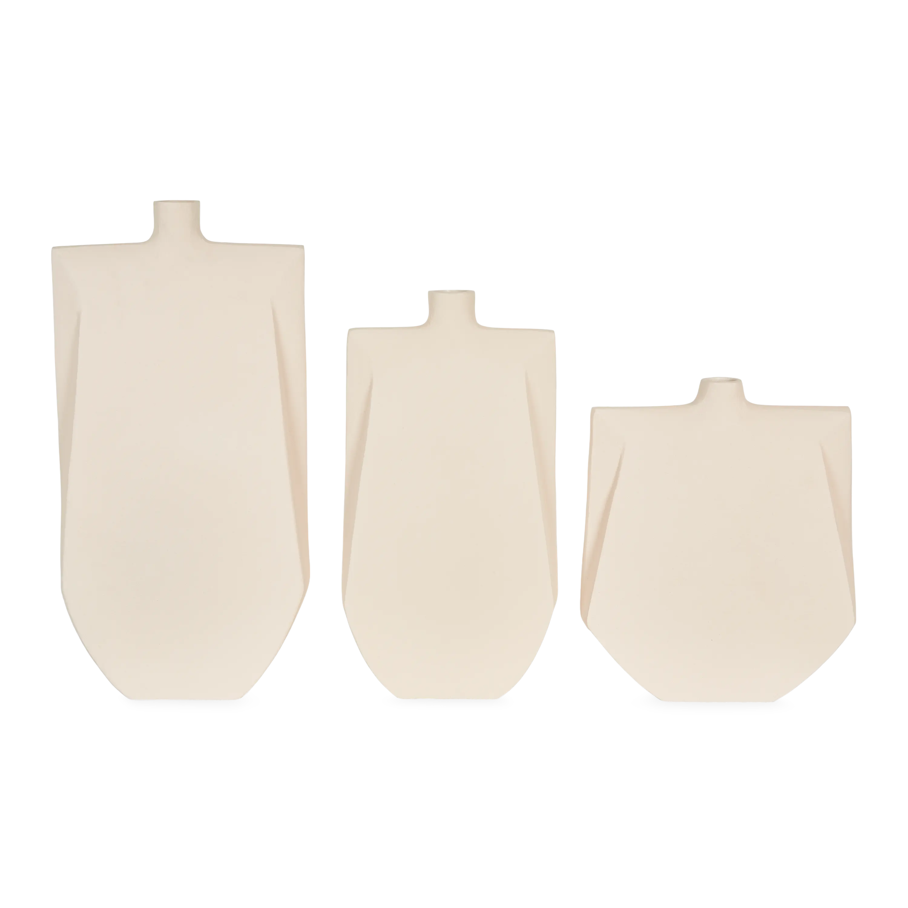 Flat Bottle Vase