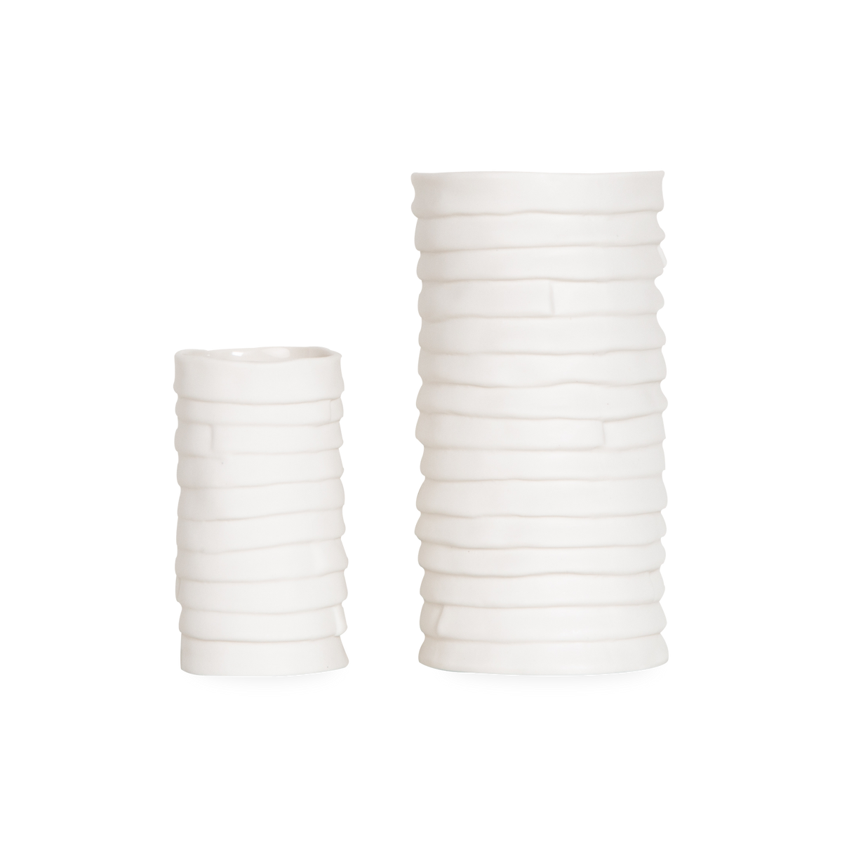 Ridge Porcelain Vase