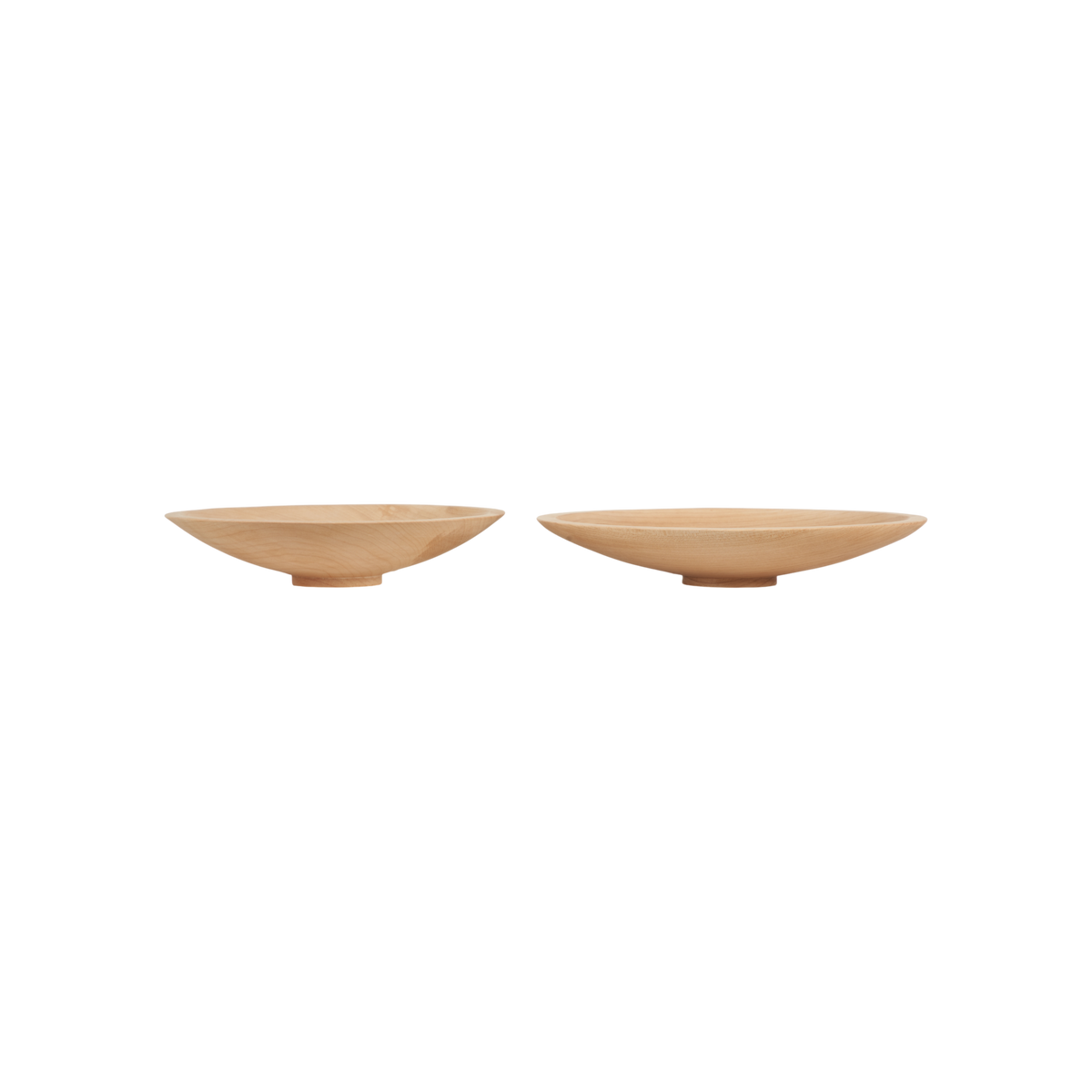 Maple Shallow Serving Bowl