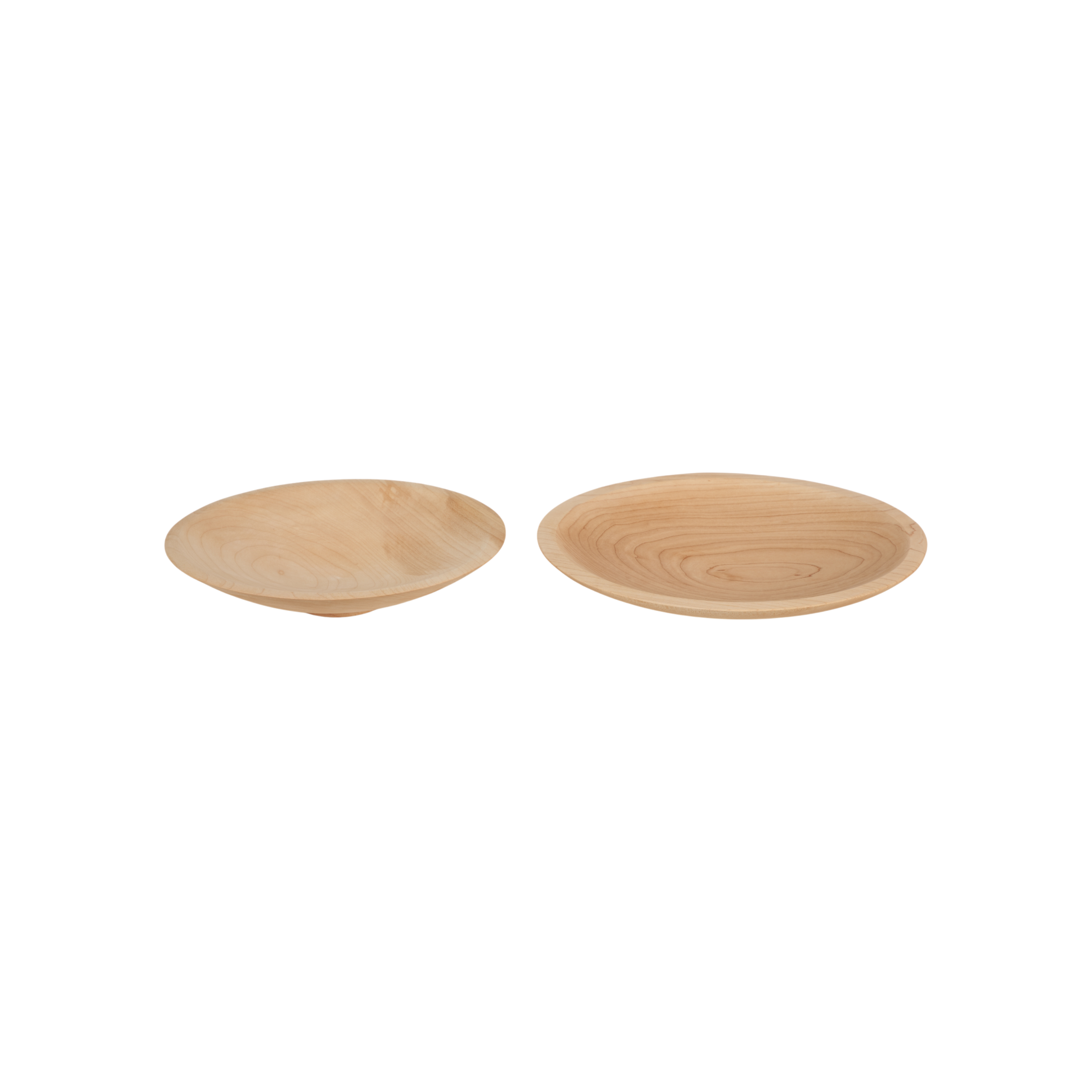 Maple Shallow Serving Bowl