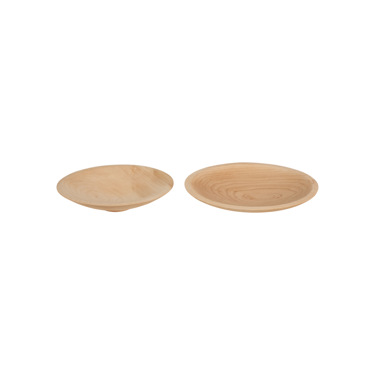 Maple Shallow Serving Bowl